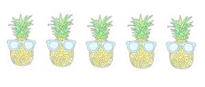 5 pineapples